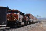 Westbound intermodal past the water tanks